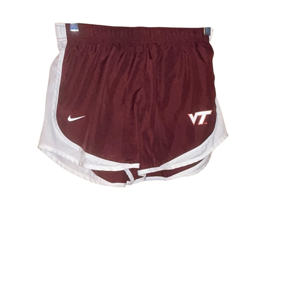 Women Nike Virginia tech Hokies VT running shorts gym Medium M